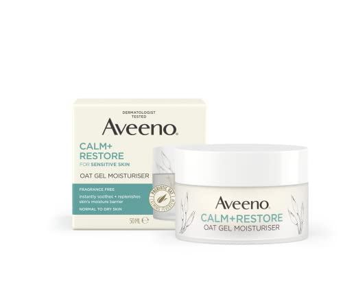 Aveeno Face Calm + Restore Hafergel-Feuchtigkeitscreme 50 ml, Verpackung kann variieren