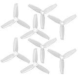 4 Paare 3052 3.0x5,2 3-Paddle PC Propeller 5mm Loch for Gemfan Blitz RC FPV Rennfreestyle -Zahnstocher Cine Whoop -Kanal Drohnen Replacement Spare Parts Accessories (Color : 4Pairs Clear)