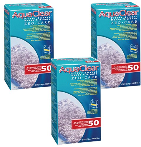 AquaClear (3 Pack) 50 Zeo Carb Ersatz Filter