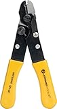 jonard Tools jic-125 LWL Abisolierzange mit Gelb Kunststoff getaucht Griff, 5-3/40,6 cm Länge