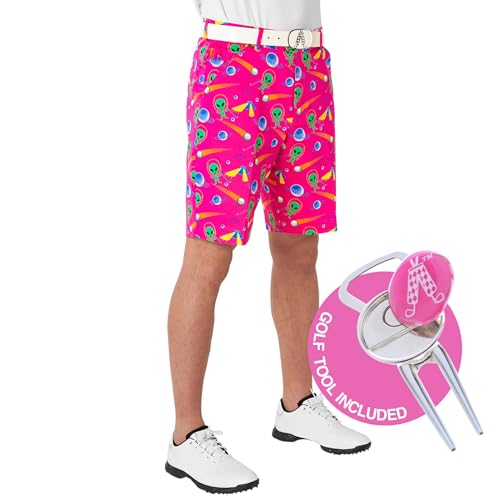 ROYAL & Awesome Herren Golf Shorts - Life on Pars