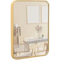 Terra Home Wandspiegel - 40x50 cm, Gold, Metallrahmen