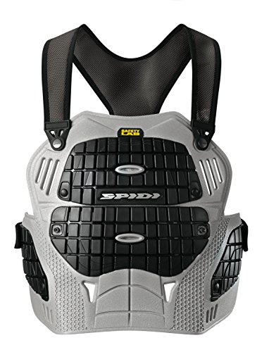 SPIDI Z157S-083 Motorrad Brust Protektor Thorax Warrior, Größe : O/S, Grau, Grey/Black