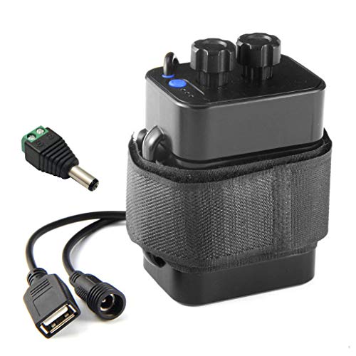Yanhonin DIY 6X 18650 Batterie Aufbewahrungskoffer Box, USB 12V Netzteil, Für Telefon LED Router