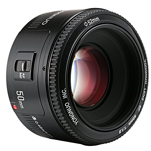 YONGNUO YN50 50mm Objektiv EF YN50/F1.8 Canon Autofokus Objektiv Für Canon + NAMVO Diffusor