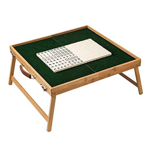 ppARK Mahjong Chinesisches Mahjong-Set, tragbares Mini-Mahjong-Reise-Mahjong-Set, chinesisches Spiel, 144 Acryl-Mahjong-Fliesen für Familien-Freizeitunterhaltung Mahjong Spiel