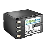 Akku-King Akku kompatibel mit JVC BN-V408, BN-V416, BN-V428, BN-V438 - Li-Ion 3400 mAh - für CU-VH1, DV1800, DVL500