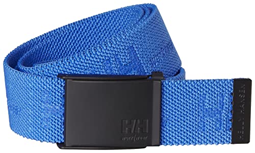 Helly Hansen Workwear Gürtel aus Baumwolle HH Logo Webbing Belt, justierbarer Webgürtel mit Schnalle, blau, 79528