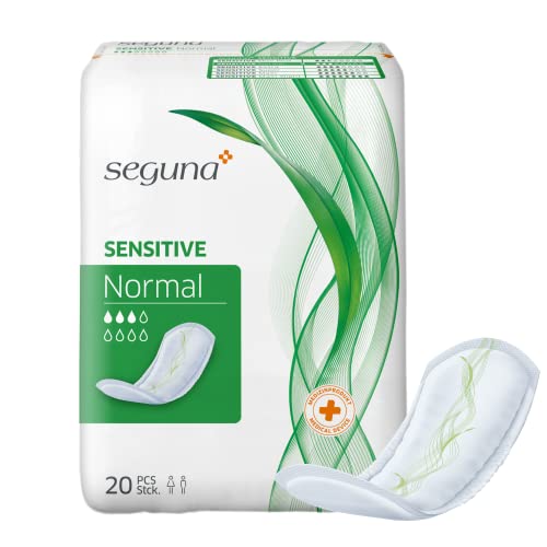 SEGUNA Sensitive Normal, Inkontinenzeinlagen für Frauen und Männer, Einlagen bei leichter Inkontinenz & Blasenschwäche (Beutel (20 Stück))