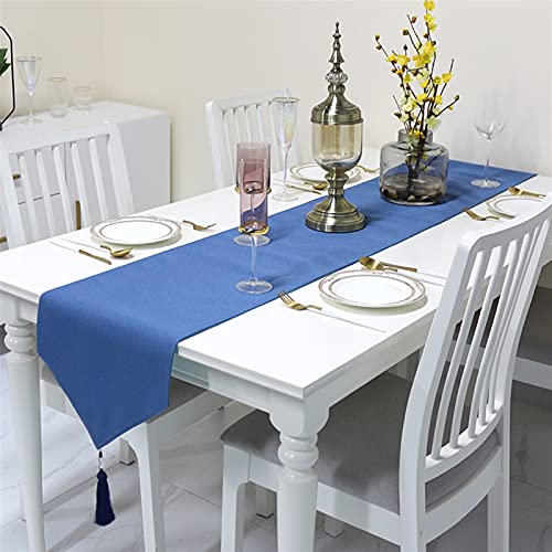 Tischläufer Home Tischwäsche Morden Concise Massive Tischläufer Die US-Stil Langstreifen Tischtuch Dinning/TV/Schuhtischabdeckung Chinesischer Stil Tischläufer, 6 Farben Für Partys, Hochzeiten, Es