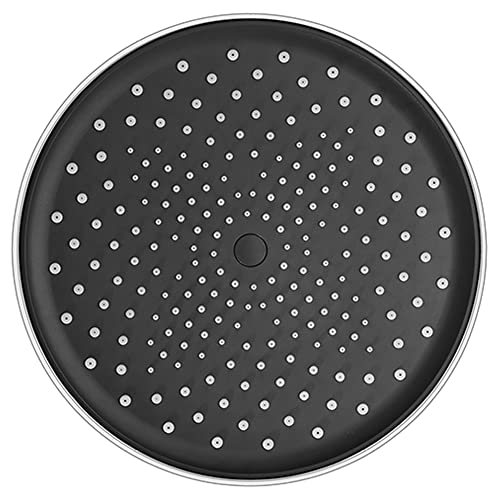 Melitt Runder ultradünner Regenduschkopf, 25,4 cm, Design für Badezimmer, Dusche, Zubehör oben,