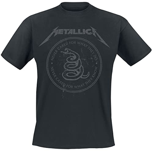 Metallica Snake Ring Tonal Männer T-Shirt schwarz XXL 100% Baumwolle Band-Merch, Bands