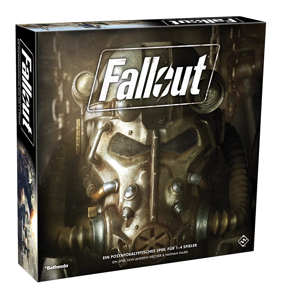 Fantasy Flight Games | Fallout | Grundspiel | Expertenspiel | Strategiespiel | 1-4 Spieler | Ab 14+ Jahren | 150+ Minuten | Deutsch