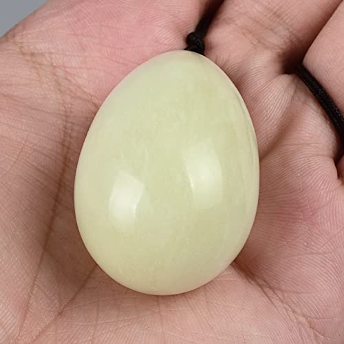 45X30MM Natürliche Jade Yoni Ei Frauen und Männer Kegel Übung, XJ