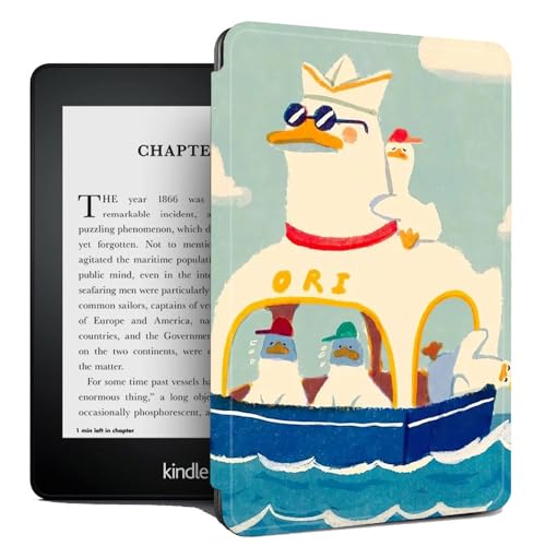 Hülle Für Kindle Paperwhite 11. Generation 2021 – Auto Sleep/Wake, Für Kindle Paperwhite 11. Generation 2021 Veröffentlicht – Duck Boat