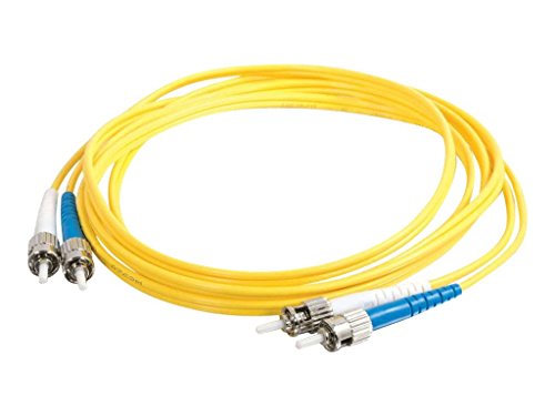C2G 3m Glasfaser/Glasfaserkabel fàur Gigabit-Ethernet-Anwendungen ST/ST LSZH Duplex Multimode 9/125 SM Glasfaser