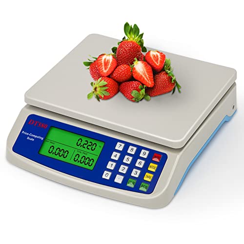 MEIJUN Digitale Küchenwaage, 25 kg/1 g, LCD-Digital-Präzisionswaage, elektronische Preisrechnung, kommerzielle Waage, Lebensmittelzutaten Wiegewaage (Größe: 25 kg-1 g)