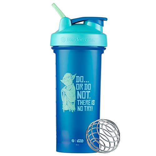 BlenderBottle C04767 Star Wars Classic V2 Shaker Bottle Perfect for Protein Shakes and Pre Workout, PP, Do ... Or Do Not There is no try