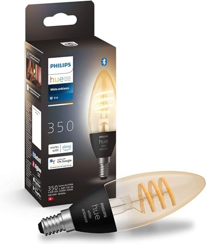 Signify Philips Hue White Amb. E14 Filament Einzelpack