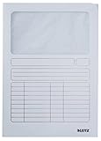 Leitz 39500001 Ordner aus Karton, weiß (Karton, weiß, A4, Hochformat, 220 mm, 310 mm)