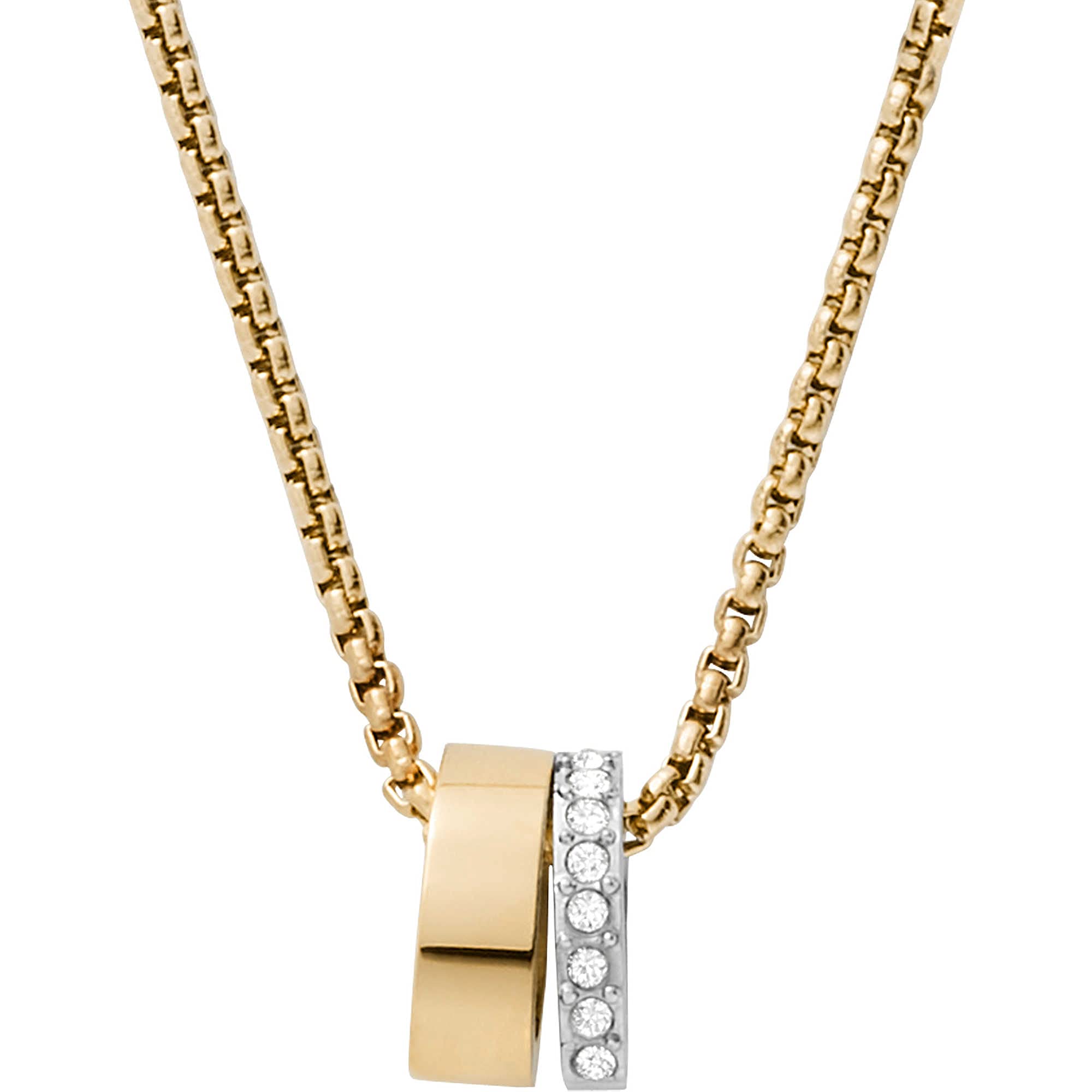 Skagen Halskette Für Frauen Kariana, Gesamtlänge: 18 In Gold Edelstahl Halskette, SKJ1450998