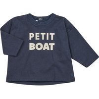 Petit Bateau Baby Jungen Langarm-T-Shirt, Blau Smoking, 24 Monate