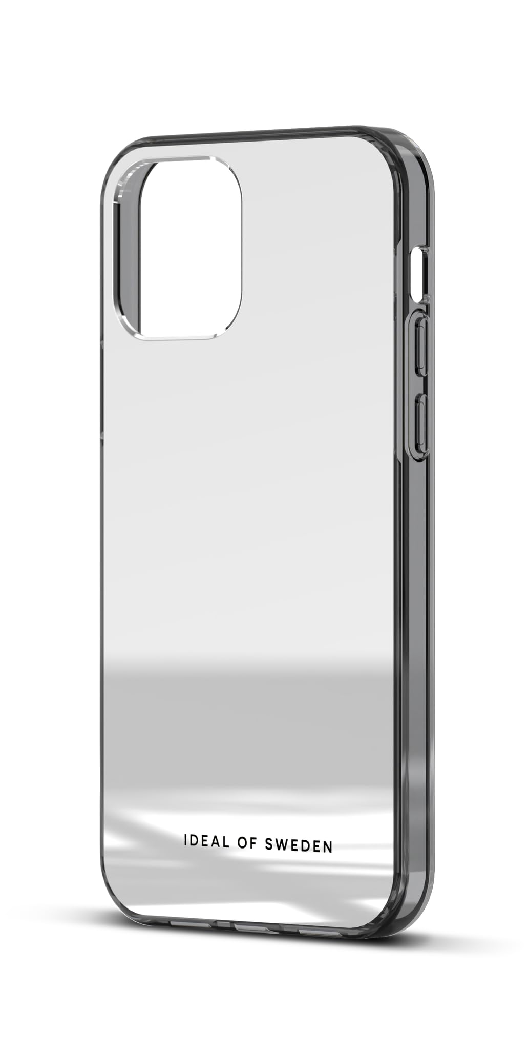 IDEAL OF SWEDEN Durchsichtige Handyhülle mit erhöhten Kanten und Nicht vergilbenden Materialien, fallgetesteter Schutz mit Spiegel Finish, kompatibel mit iPhone 12 und iPhone 12 Pro (Mirror)