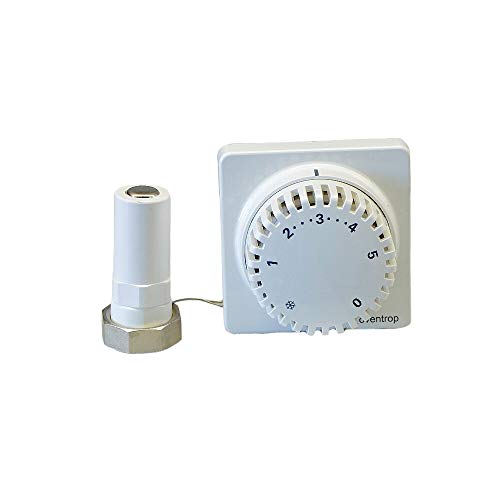 Oventrop 1012295 Thermostat Uni FH mit Fernverstellung Kapillarrohr 2000 mm, weiß
