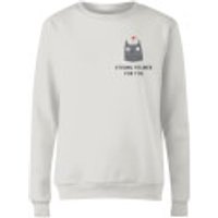 Strong Felines For You Frauen Pullover - Weiß - S - Weiß