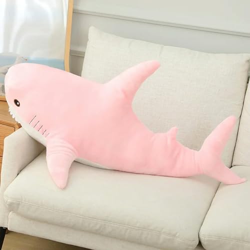 SldJa Riesiges niedliches Hai-Plüschtier weiches Plüschtierkissen Geburtstagsgeschenk Kissen Puppe Geschenk für Junge Mädchen 30cm 4