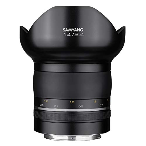 Samyang XP 14mm F2.4 Nikon F - manuelles Ultraweitwinkel Objektiv, 14 Festbrennweite für Vollformat & APS-C Kameras mit F Anschluss, ideal für Architektur und Nachtaufnahmen
