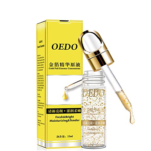OEDO Goldfolie Transparent Liquid Moisturizing Serum Gesichtsstraffung Anti-Aging-Essenz Anti-Falten-Whitening-Hautpflegeprodukte
