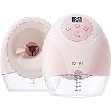 NCVI Wearable Breast Pump, Breast Pump Hands Free, Double Electric Breast Pump, Portable Breast Pump with LCD Display, Wireless Breast Pump, 3 Modes & 9 Levels, Rechargeable, 21/24mm Flanges, 2 Pack