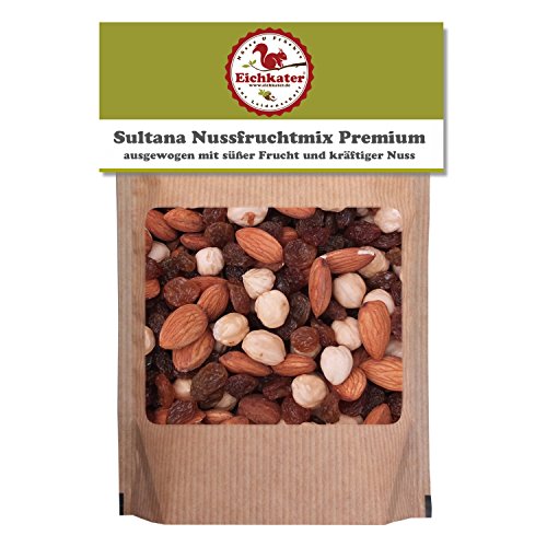 Sultana Nussmischung Premium mit Rosinen der Sultana-Traube 4er-Pack (4x750 g)