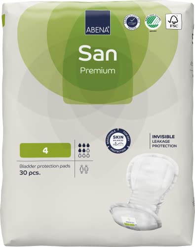 Abena San Premium Nr. 4 - Inkontinenzeinlagen bei Blasenschwäche und Harndrang