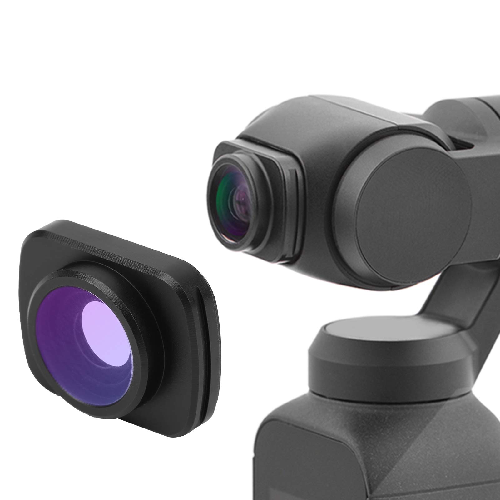 Weitwinkelobjektiv, magnetisches anamorphes Kameraobjektiv Aluminiumlegierung Optisches Glas Weitwinkelobjektiv für DJI OSMO Pocket