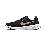 Nike Damen Revolution 6 Nn Laufschuh, Black/MTLC Coppercoin-Summit W, 36 EU