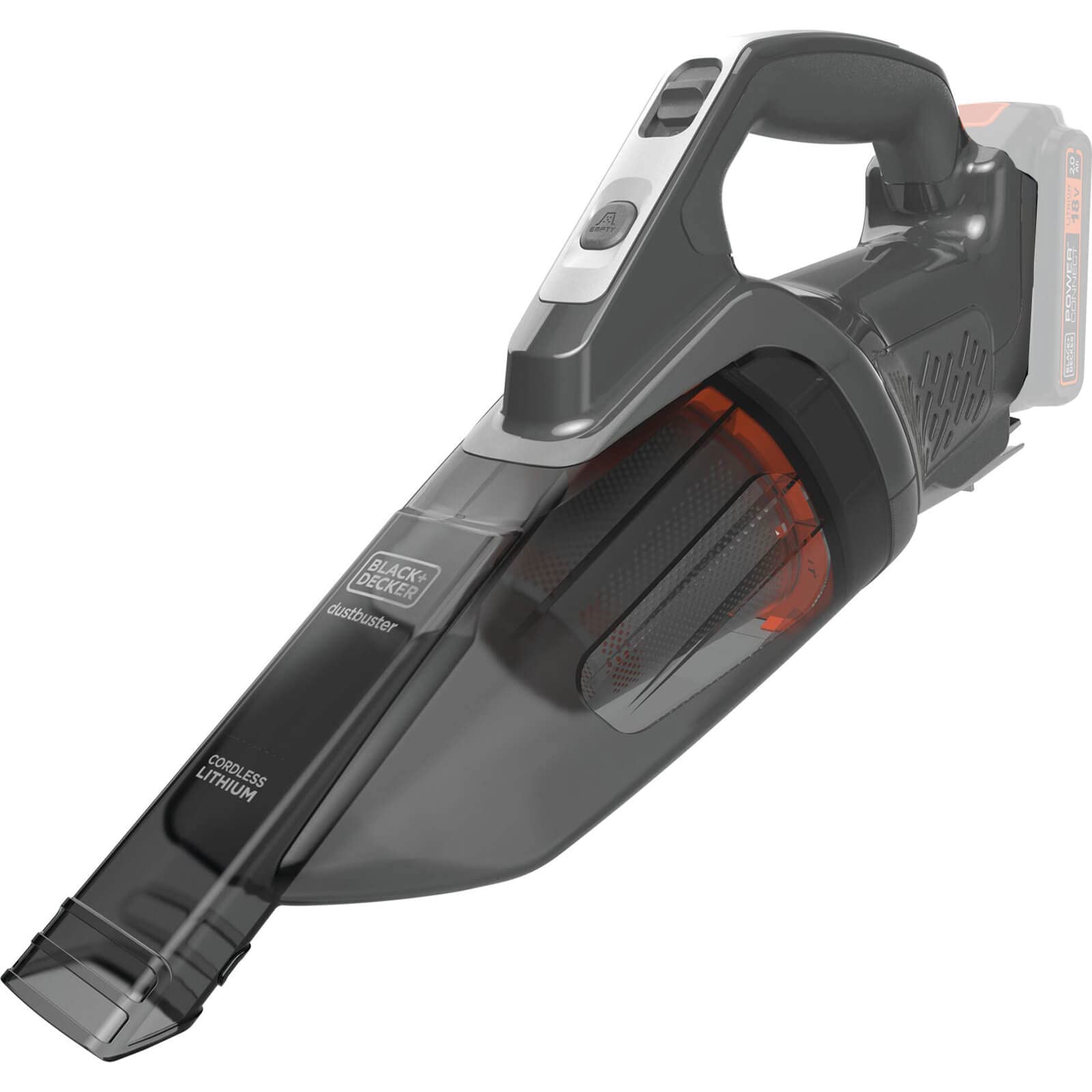 Black and Decker BCHV001 18v Cordless Hand Dustbuster No Batteries