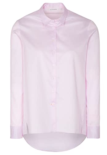 eterna Comfort Fit Bluse Langarm Hemdenkragen Twill rosa Größe 40