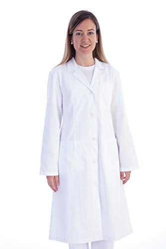 GiMa - Weiß Lab, Doctor Professional Coat, Baumwolle/Polyester, Frauen, M, weiß, 1