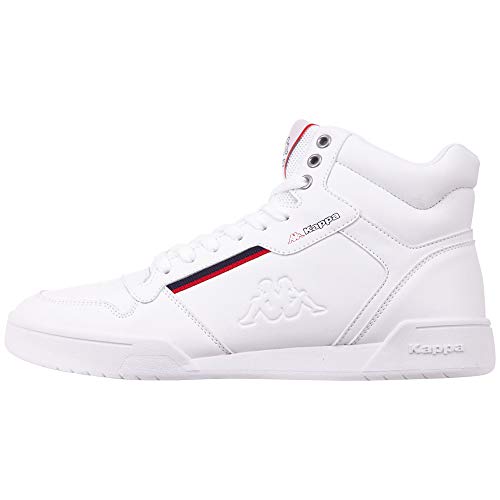 Kappa Unisex-Erwachsene Mangan Sneaker, Weiß White 242764 1020, 38 EU