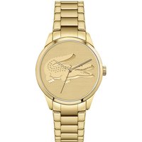 Lacoste Damen Analog Quarz Uhr mit Edelstahl Armband 2001175