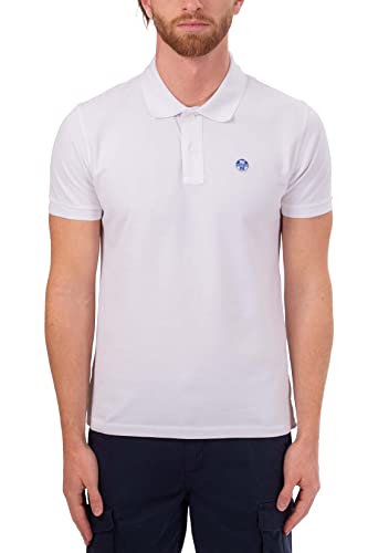 NORTH SAILS - Men's basic polo shirt with logo patch - Size 4XL