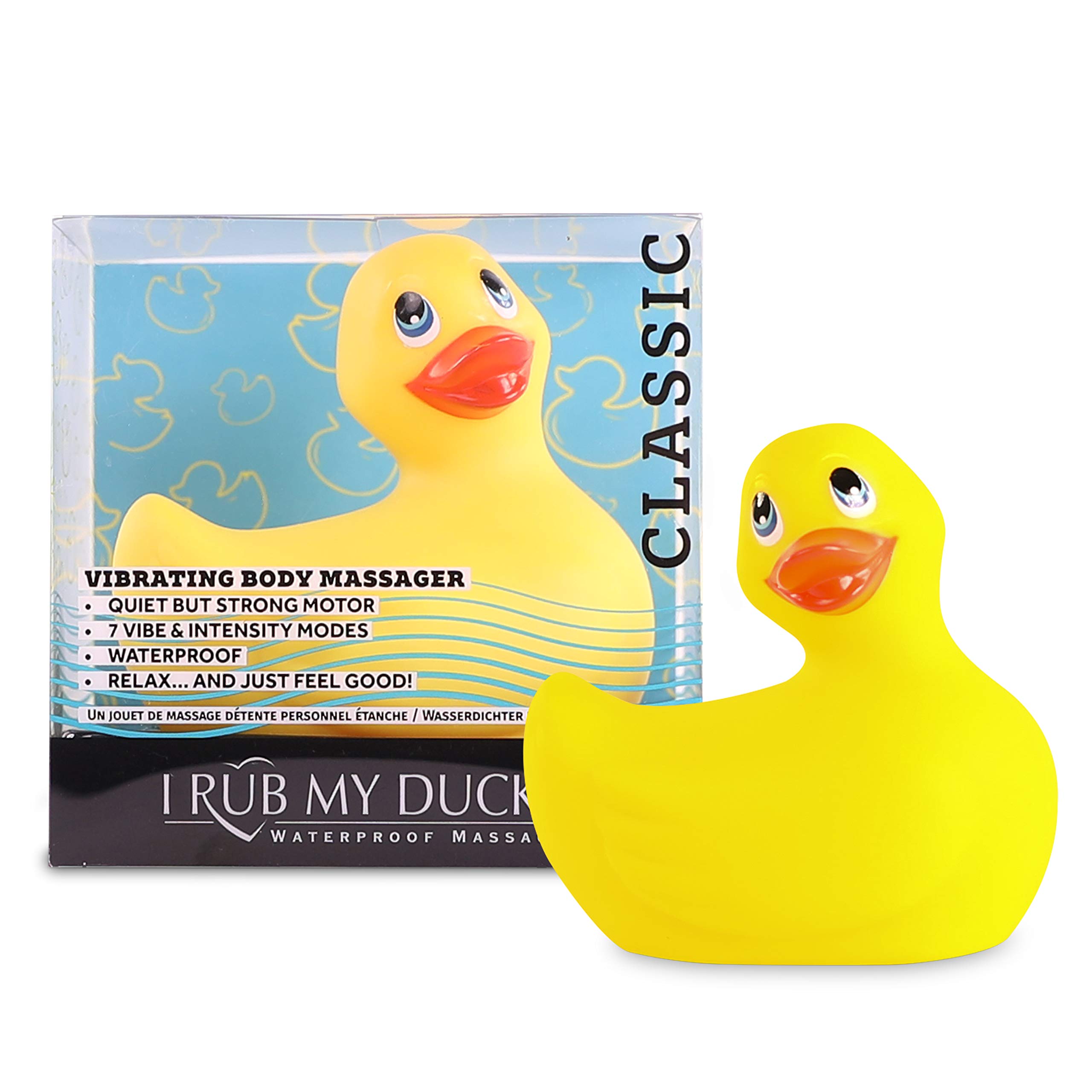 Big Teaze Toys Rub My Duckie 2.0 Classic, Yellow