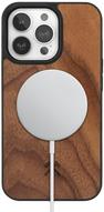 Woodcessories - Magnetisches Bumper Case kompatibel mit iPhone 14 Plus Hülle mit Magnet aus Holz, Walnuss