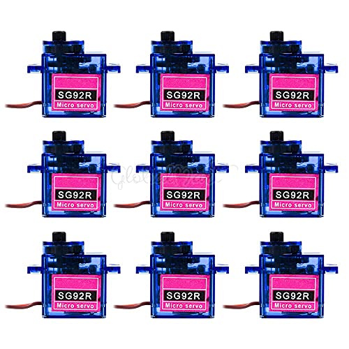 Jxjamp {Spielzeugteile} SG92R 9G Mini Micro Servo 9g 2.5kg Ersetzen SG90 Servos für RC Flugzeug Hubschrauber Auto Boot Roboter RC Teile ( Color : 100PCS )