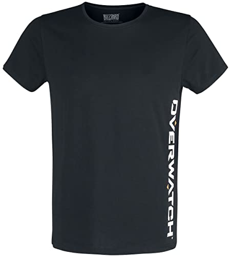 Overwatch Vertical Logo Männer T-Shirt schwarz L