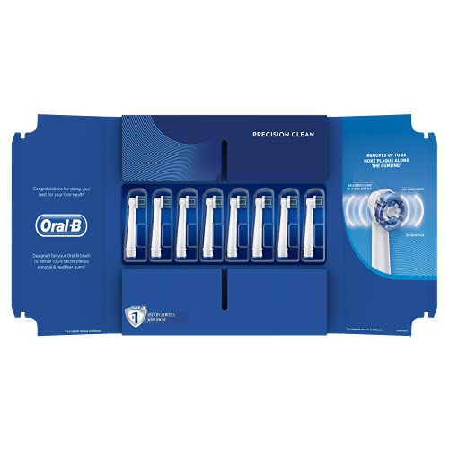 Oral-B Precision Clean Ersatz-Zahnbürstenköpfe für elektrische Zahnbürste, tiefe und präzise Reinigung