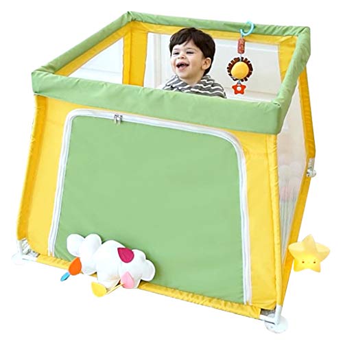 Laufgitter Baby Laufstall, Kinderspielzaun Tor Tragbare Kleinkinder Indoor Outdoor Playard Kinder Leitplanke Sicherheit Krabbeln