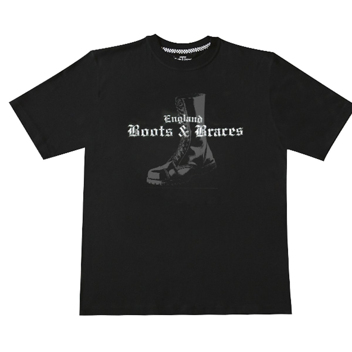 Boots & Braces T-Shirt Boot schwarz